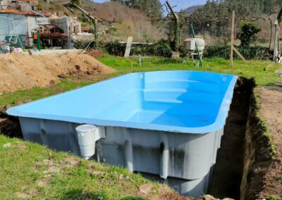 piscina de poliéster - 6x3m