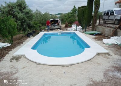 piscina de poliéster - 6x3m