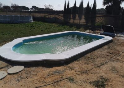 piscina de poliéster - 6x3m